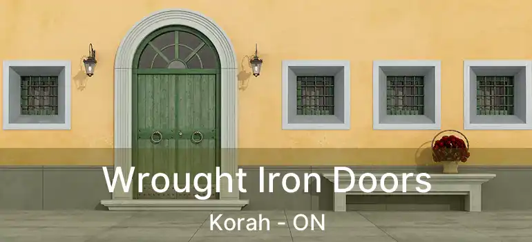  Wrought Iron Doors Korah - ON